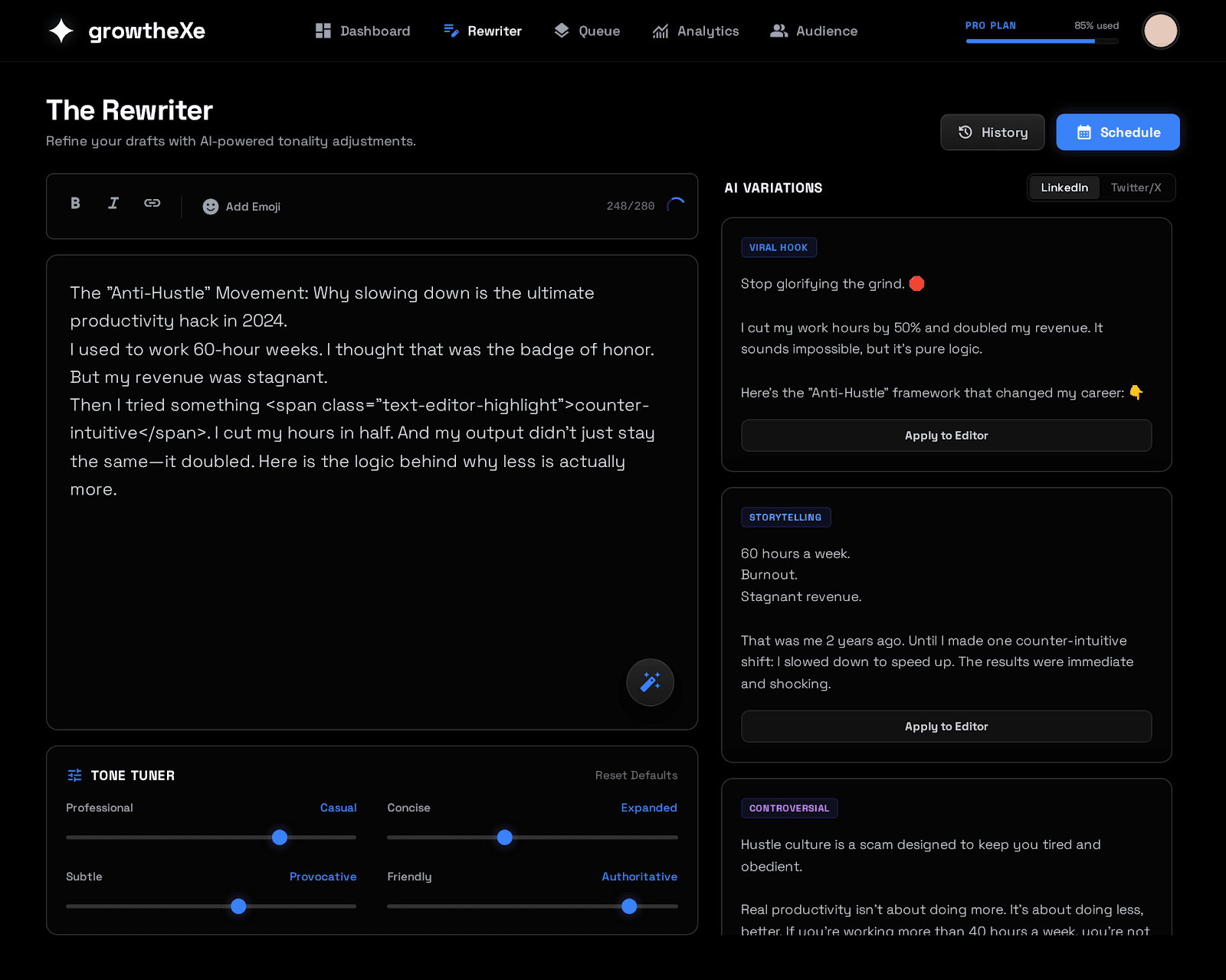 The Rewriter Protocol interface